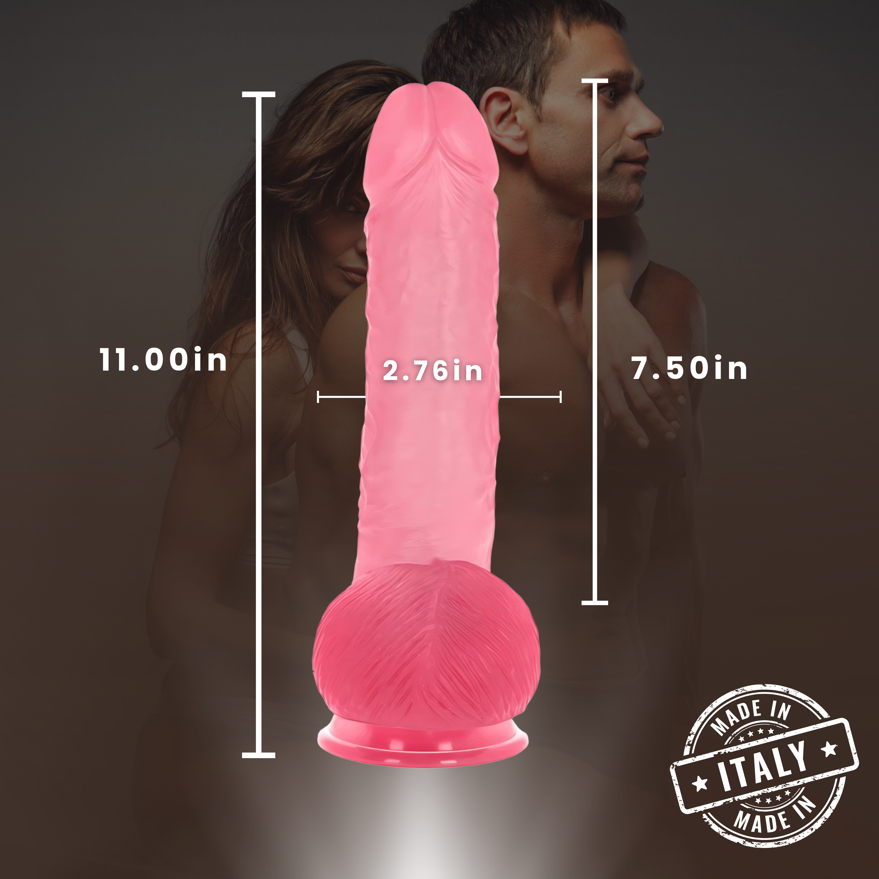 Realistic Dildo Attila  XXL  11"