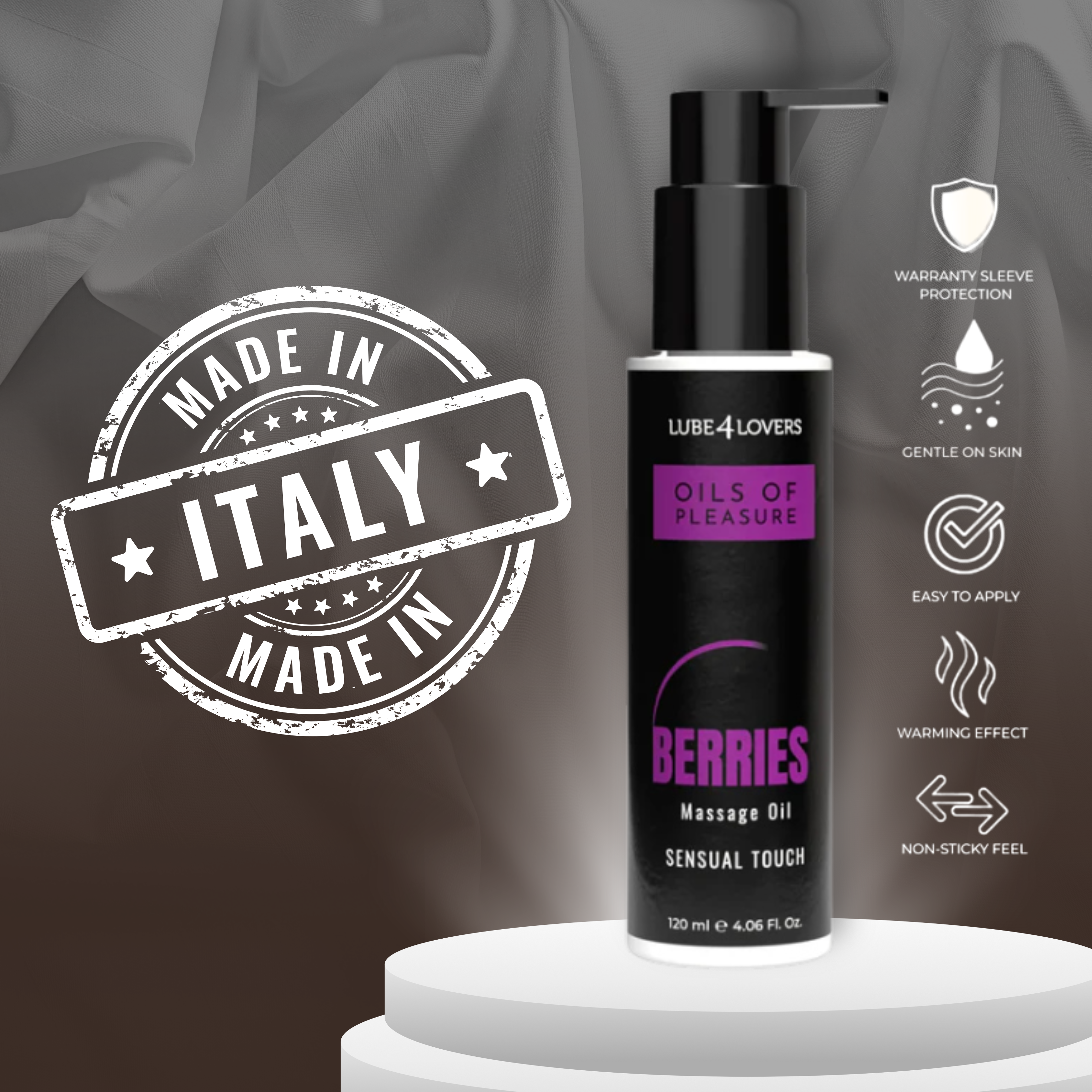 Pleasure Massage Oil 120 ml / 4.06 Onz