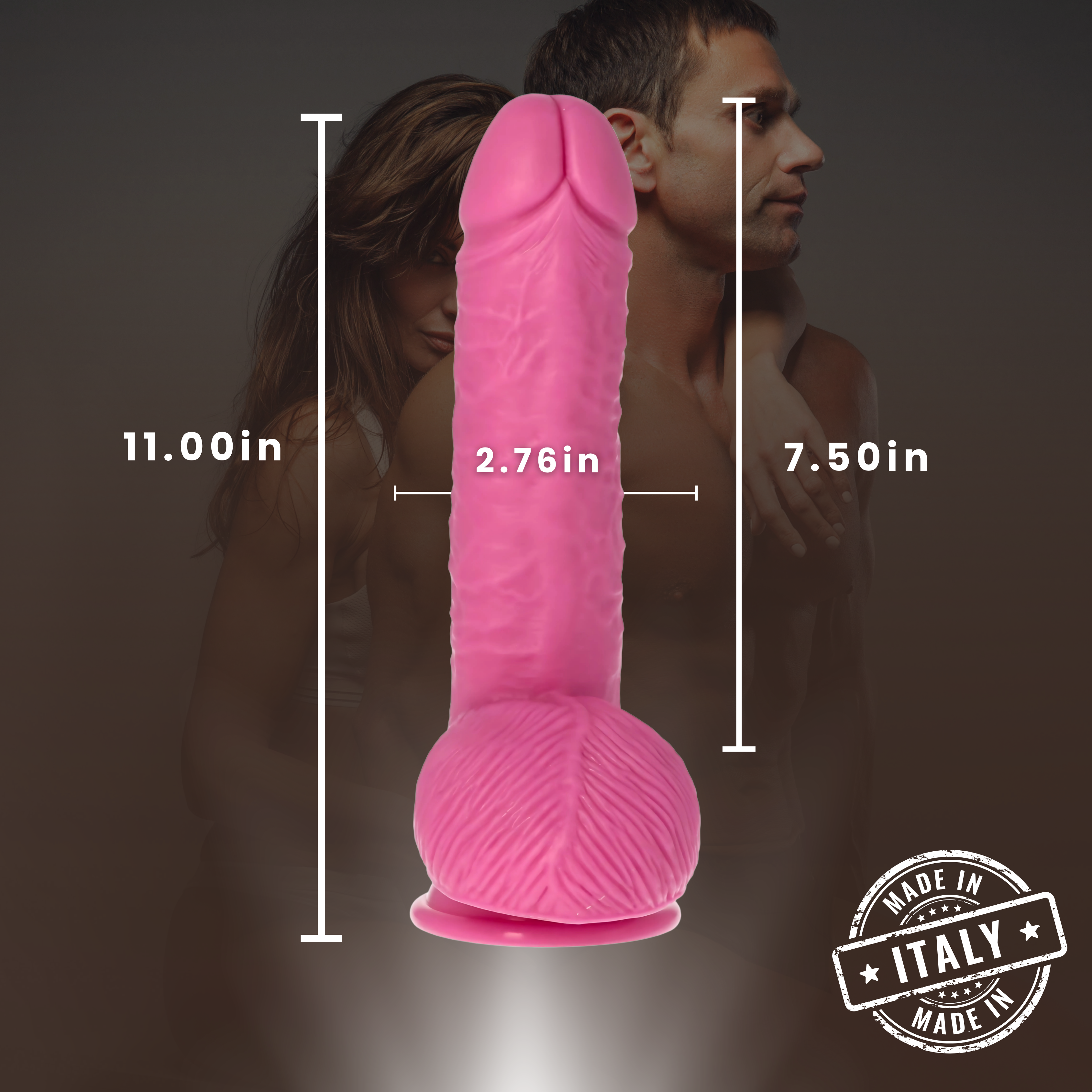 Realistic Dildo Attila XXL  11"