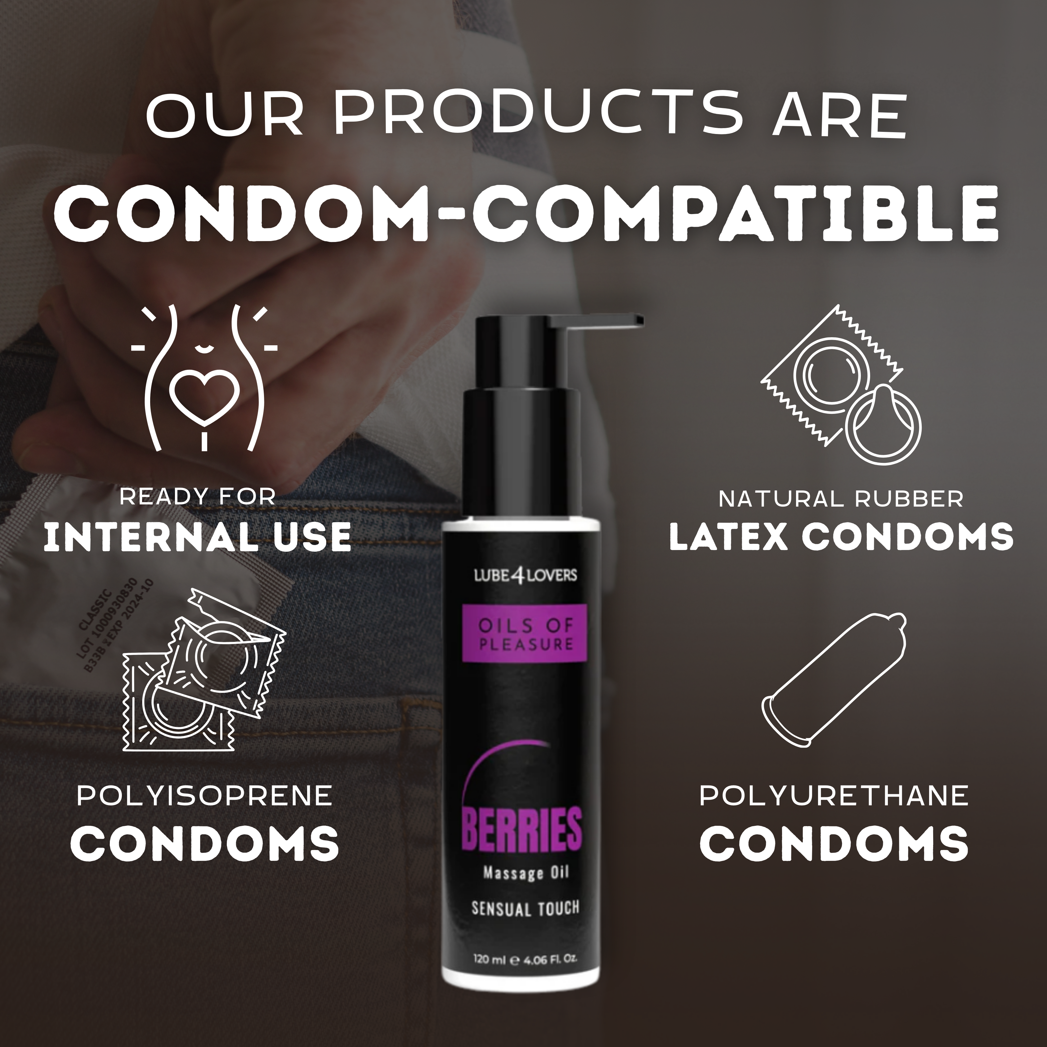 Pleasure Massage Oil 120 ml / 4.06 Onz