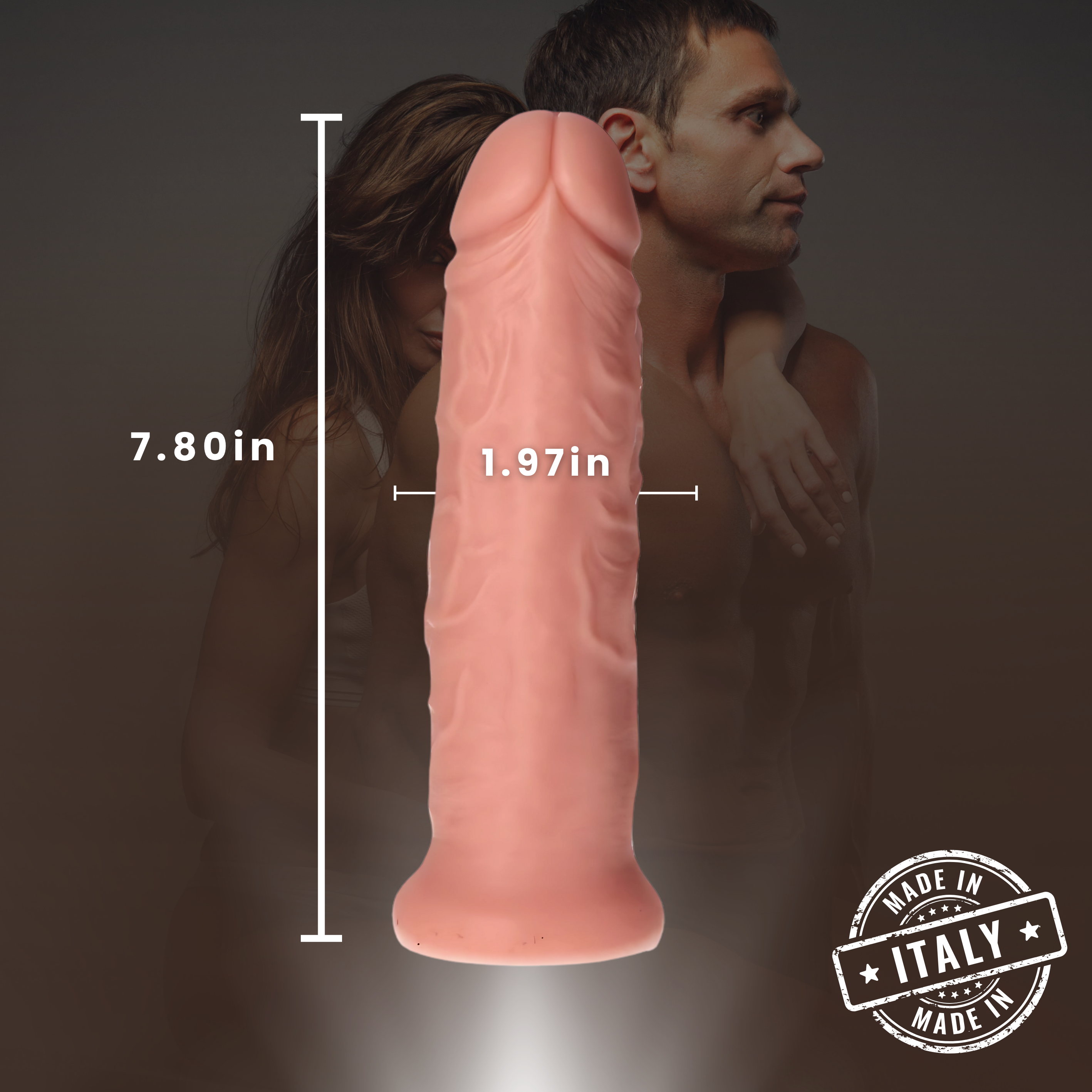 Realistic Dildo Nico 7.8"
