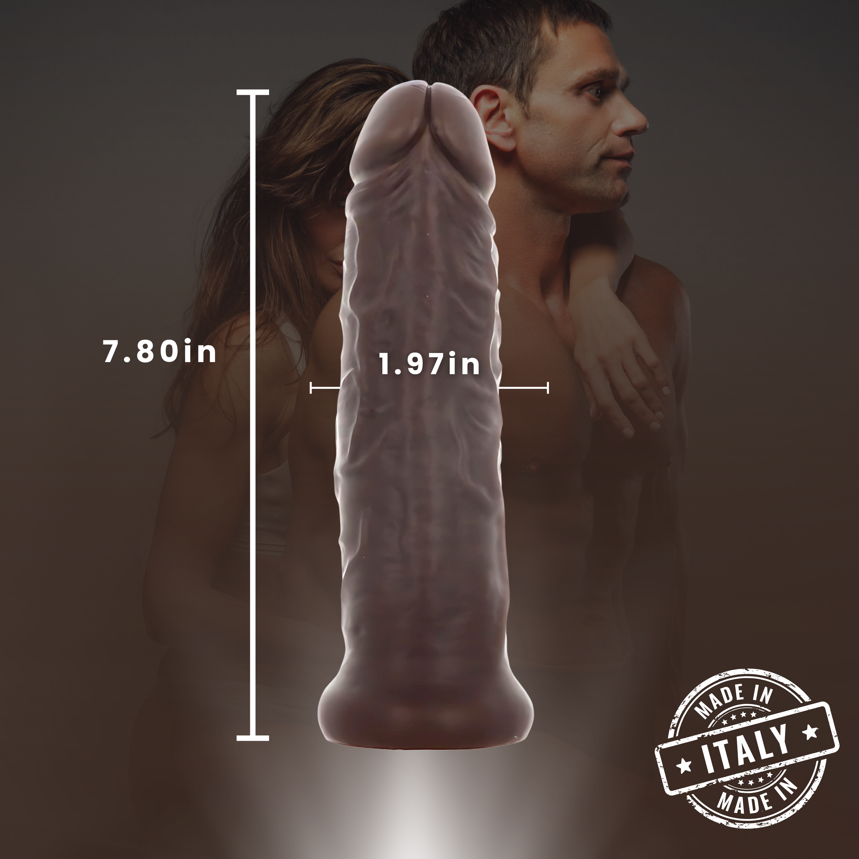 Realistic Dildo Nico 7.8"
