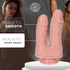 Double Dildo Realistic Cain and Abel  6"